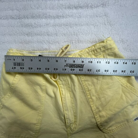 Pacific Coast Highway Women's Fade Out Straight Leg High Rise Pants Yellow 36 - Picture 5 of 9